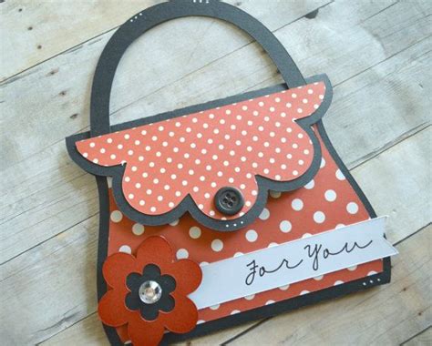 custom purse shaped gift card holders for business